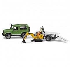 bruder(블루더) Land Rover & JCB 굴삭기 견인 세트 BR02593