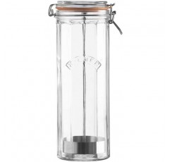 Kilner Facetted Spaghetti Jar, 2.2L Glass Clip Top (Airtight) | KILNER