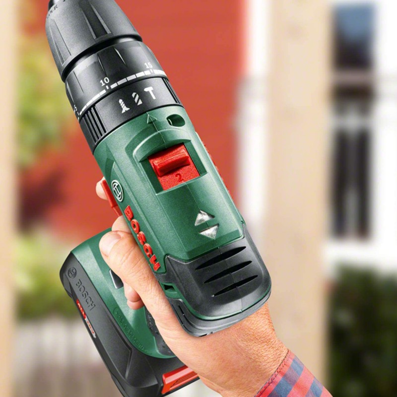 Bosch Home and Garden 18V 무선 콤비 드릴 PSB 1800 LI-2 (배터리 x2, 케이스 포함)