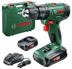 Bosch Home and Garden 18V 무선 콤비 드릴 PSB 1800 LI-2 (배터리 x2, 케이스 포함)