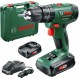 Bosch Home and Garden 18V 무선 콤비 드릴 PSB 1800 LI-2 (배터리 x2, 케이스 포함)