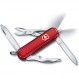 Victorinox Midnite Manager Swiss Army 포켓 나이프, 소형, 멀티 툴, 10가지 기능, 가위, LED 레드