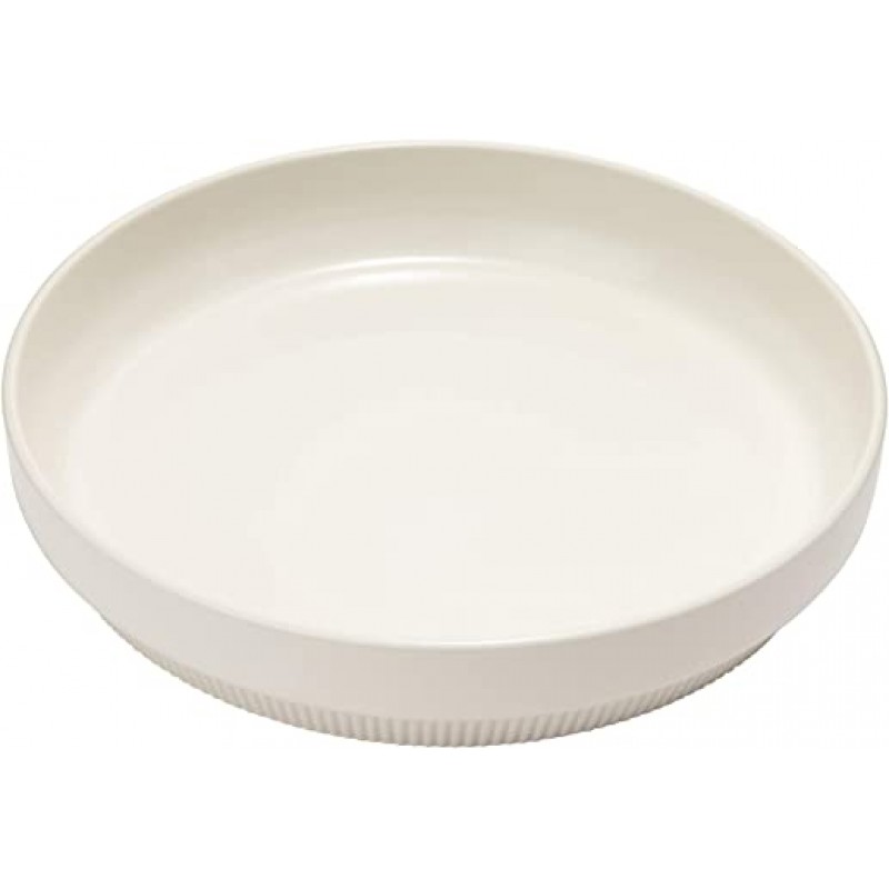 MIKASA 카레 파스타 접시 화이트 직경 23 높이 3.8cm 450ml 전자레인지 식세기 오븐 대응 T-789414