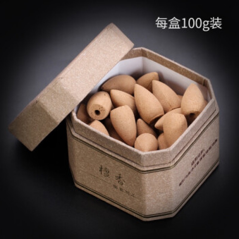 백단 역류향 천연 인센스 콘 50pcs/100g