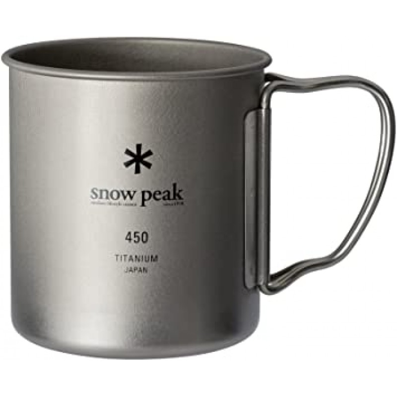 스노우피크 티타늄 머그 싱글월 450ml MG-143