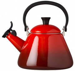 Le Creuset Kone 스토브-탑 주전자 인덕션 및 주철 에나멜 스틸을 포함한 모든 호브 유형에 적합 1.6L