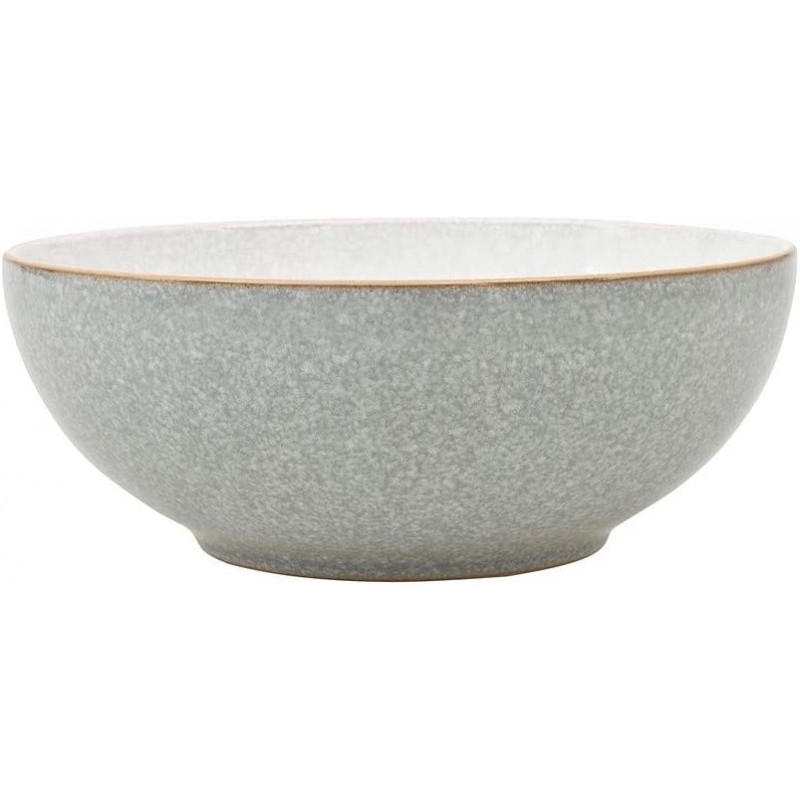 Denby 380048945 엘리먼츠 라이트 그레이 4피스 라이스볼 세트