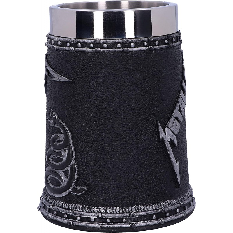 Nemesis Now B5220R0 공식 라이선스 메탈리카 블랙 앨범 탱커드 14.5cm