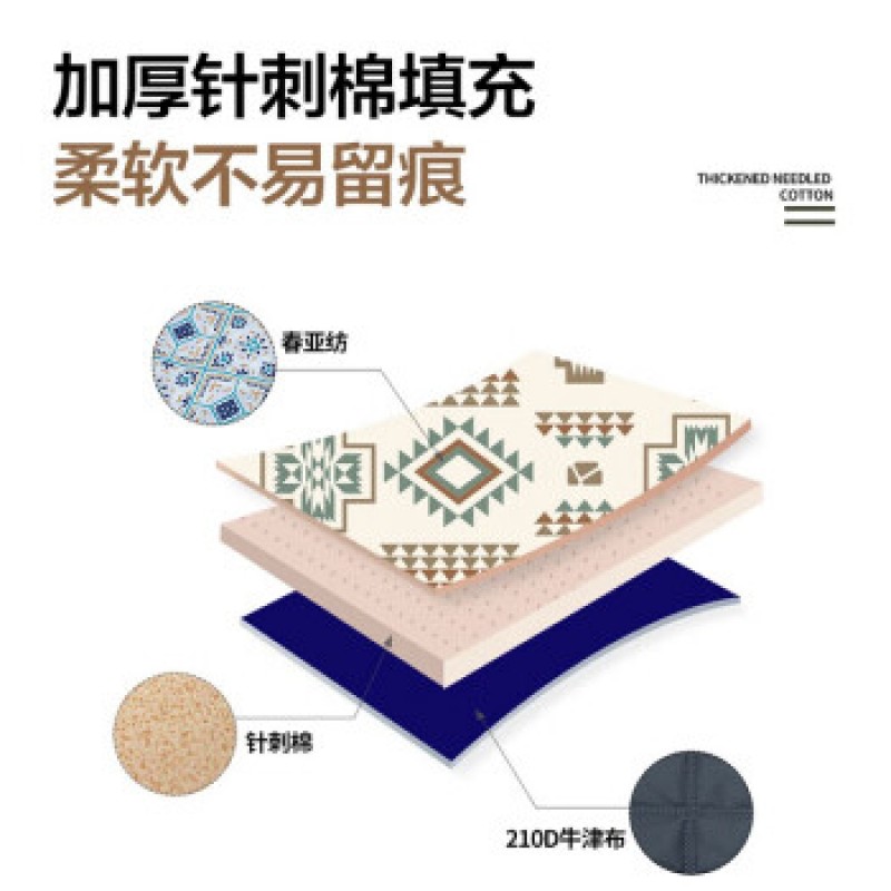 보헤미안 대형 야외 방습 매트 비치 캠핑 피크닉 매트 200*200cm