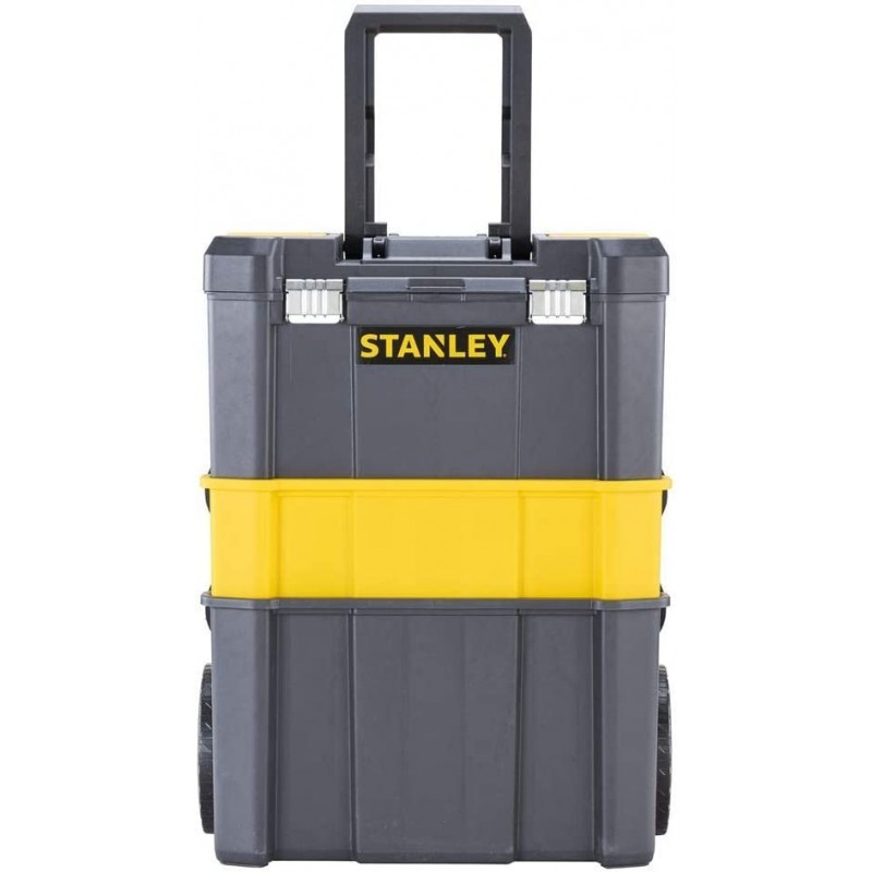 STANLEY ESSENTIAL 작업장 도구 상자 3 계층 스택 가능 장치 STST1-80151