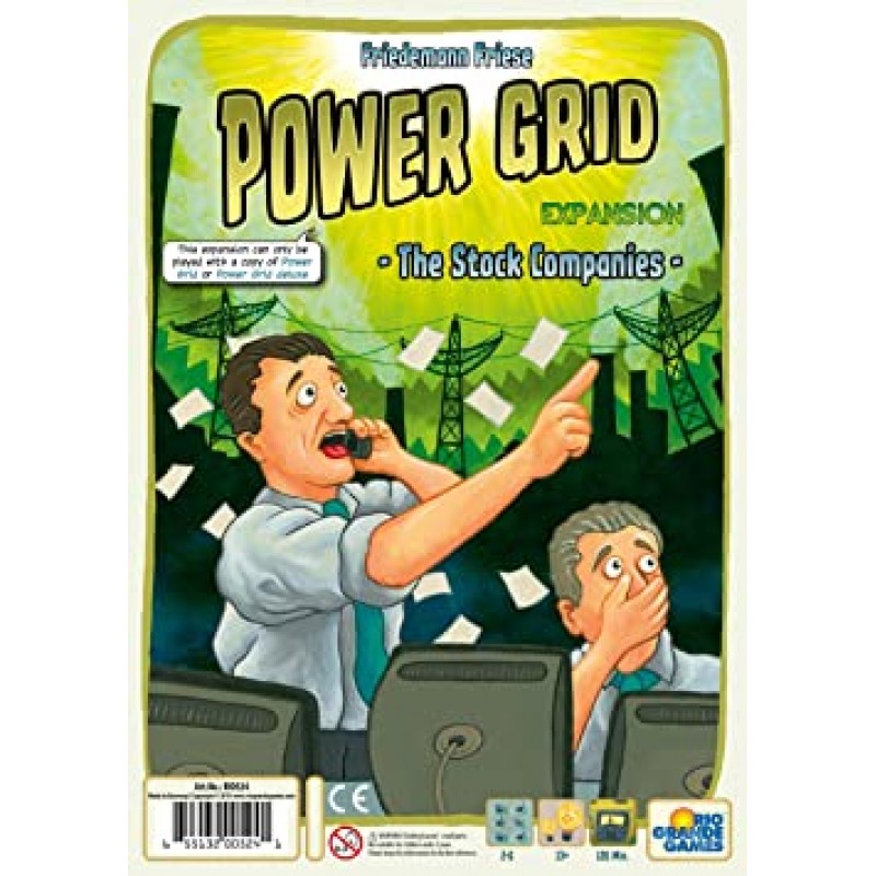 Power Grid The Stock Companies 보드 게임 2~6인용 13세 이상