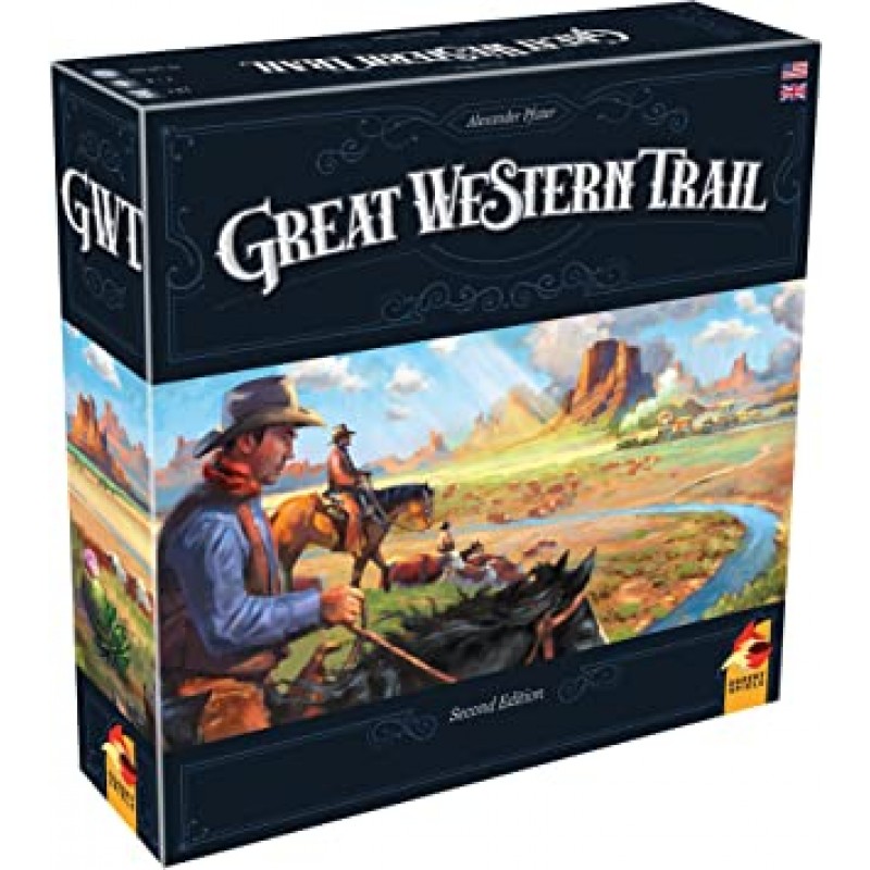 Plan B Games  Great Western Trail 2nd Edition 보드 게임 전략 게임 카우보이 1~4인용 12세 이상