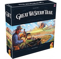 Plan B Games  Great Western Trail 2nd Edition 보드 게임 전략 게임 카우보이 1~4인용 12세 이상