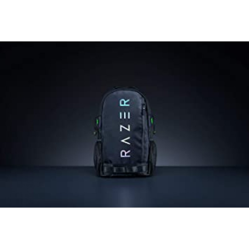 Razer Rogue V3 백팩(13.3인치) - 컴팩트한 여행용 백팩(최대 17인치 노트북용, 내마모성) 블랙/크로마