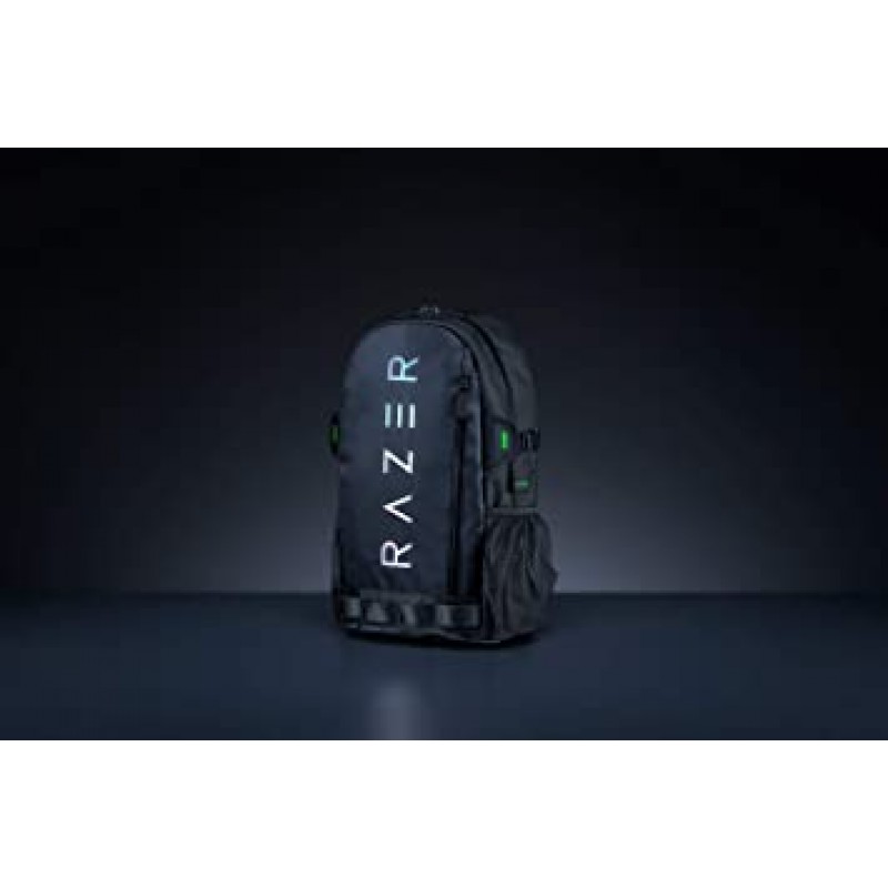 Razer Rogue V3 백팩(13.3인치) - 컴팩트한 여행용 백팩(최대 17인치 노트북용, 내마모성) 블랙/크로마