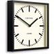 JONES CLOCKS 영국 레트로 사각 벽시계 Box Railway Dial 블랙