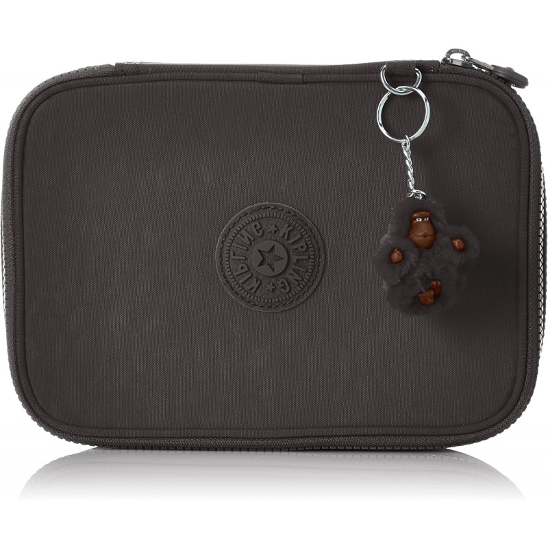 Kipling 최대 100개의 펜을 담을 수 있는 대형 필통 21cm 1.5L 트루 블랙