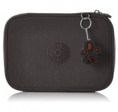 Kipling 최대 100개의 펜을 담을 수 있는 대형 필통 21cm 1.5L 트루 블랙