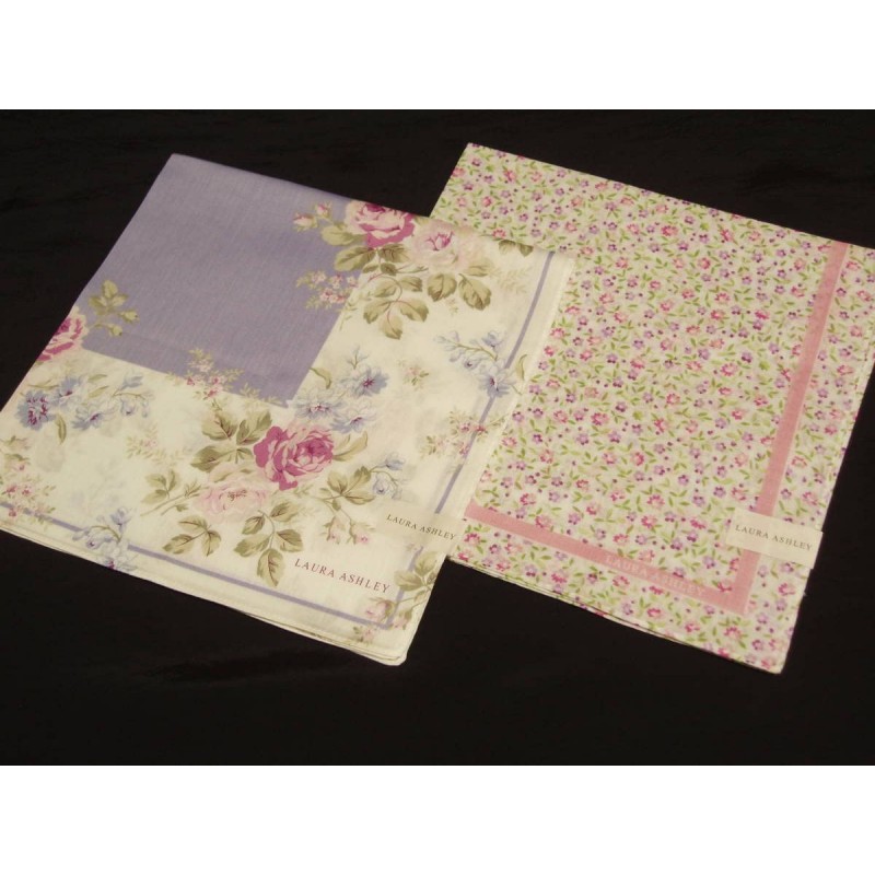 LAURA ASHLEY 로라 애슐리 여성 손수건 2장