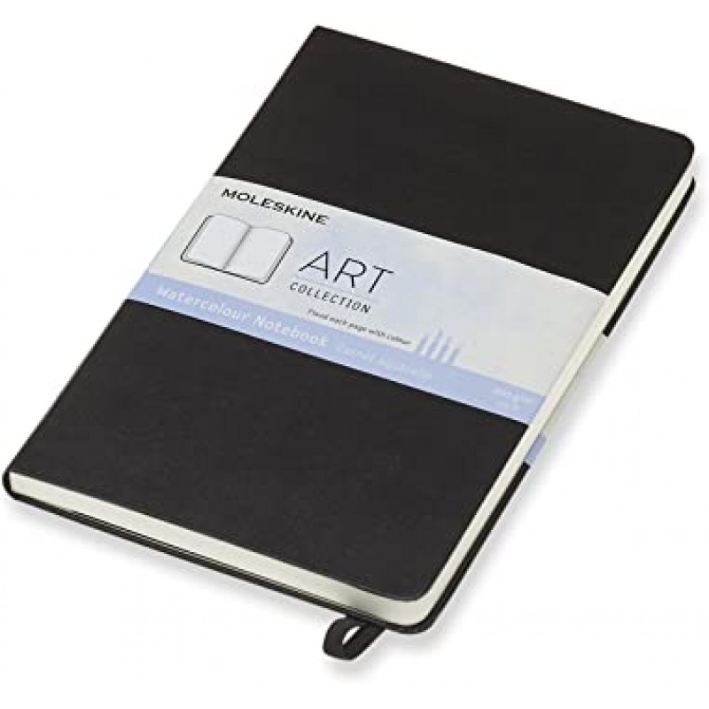 Moleskine 13 x 21 cm 대형 아트 컬렉션 수채화 수첩 스케치북 하드 커버로 수채화 연필에 적합한 용지