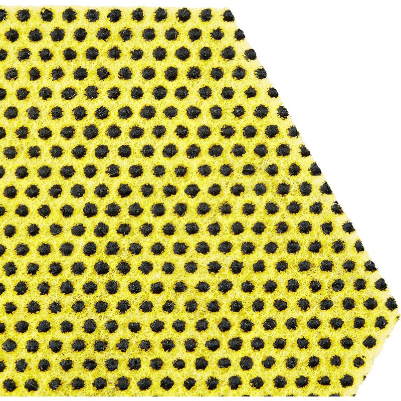 Scotch Brite 96Hex 전문가용 이중 목적 수세미 패드, 그린/옐로우, 147 x 127mm, 15개/상자