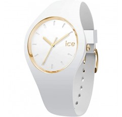 Ice-Watch - ICE Glam White - 실리콘 스트랩이 있는 여성용 손목시계