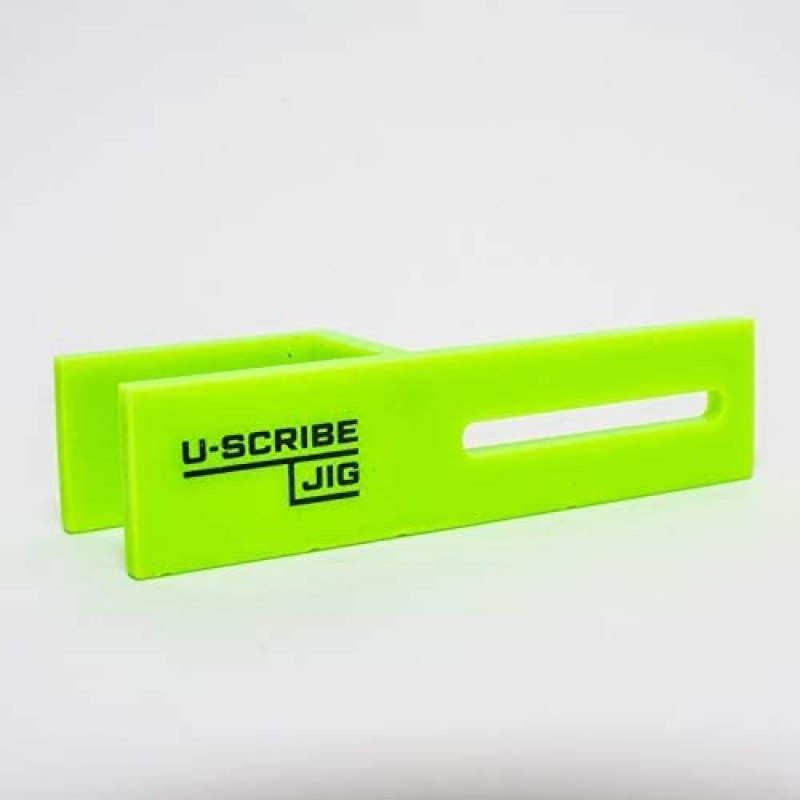 U scribe Jig 18mm(11/16인치) 3개 세트 - 주방, 침실 및 가구 설치를 위한 도구 필러, 근막 및 패널 설치