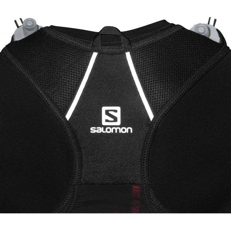 Salomon Agile 남녀공용 수화조끼 2L 트레일 러닝 하이킹 조끼 물병포함