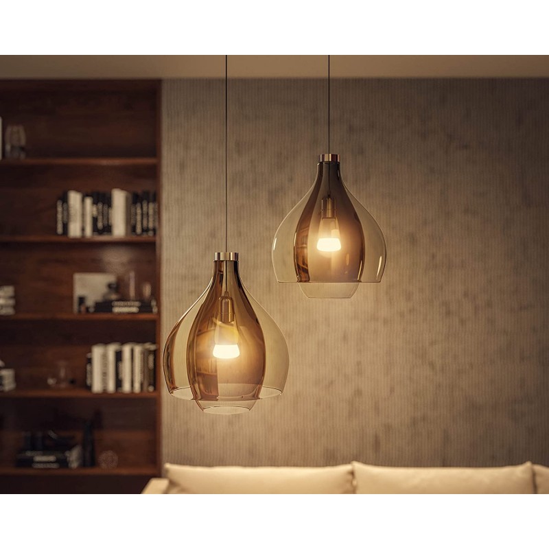 필립스 Hue 화이트 앰비언스 E27 LED 스마트 전구  2팩 밝기 조절 가능 Alexa, Apple Homekit 등 호환