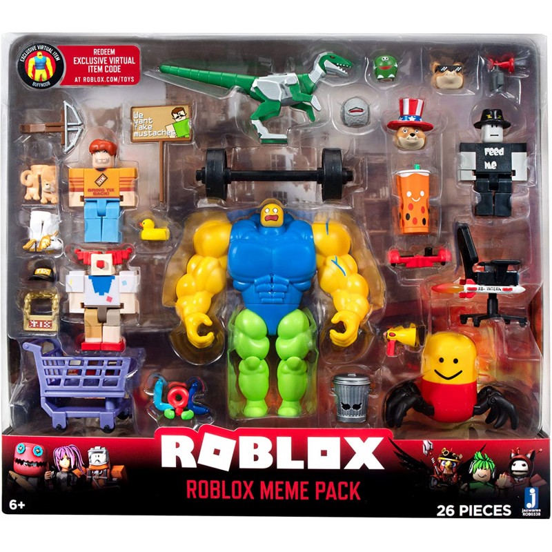 Roblox Action Collection - Meme Pack Playset [독점 가상 아이템 포함]