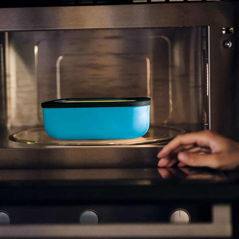 Guzzini On The Go 런치박스 도시락 용기 900 cc 노란색/20 x 12 x 7 cm