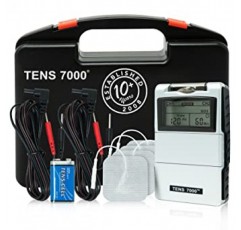 TENS 7000 디지털 TENS 장치(액세서리 포함) - 허리 통증 완화, 일반 통증 완화 를 위한 TENS 단위 근육 자극기