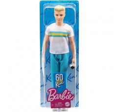 Barbie Ken 60주년 기념 인형 2 티셔츠, 애슬레저 팬츠와 후퇴 레트로 운동 룩