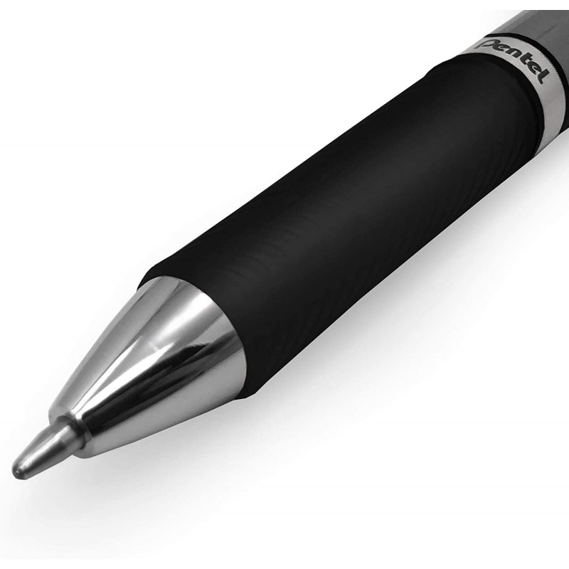 Pentel  에너젤 BL80 1.0mm 개폐식 젤 잉크 펜 - 블랙(9개 팩)