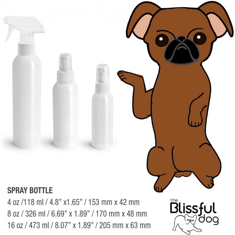 The Blissful Dog Shine-On + Sheen Coat Spray, 올 내추럴, 리브인 컨디셔너, 8온스/ 237ml