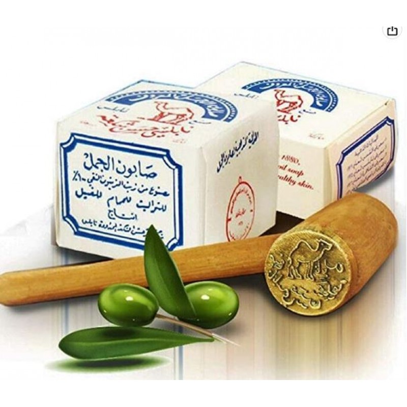 올리브 오일 Nablus Soap Bar Al-Jamal From The Holy Land 4.6온스(2개)