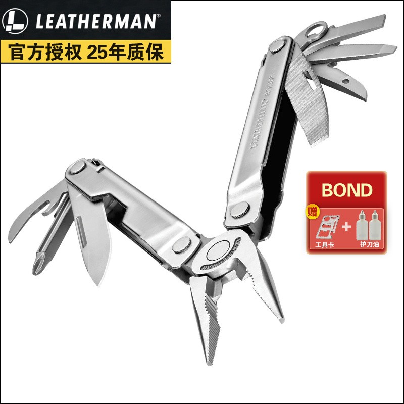 Leatherman BOND 아웃도어 휴대용 접이식 다기능 콤비네이션 툴 플라이어