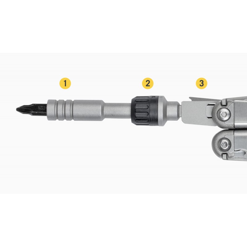 Leatherman 다기능 드라이버 나사 펜치 액세서리 변환 래칫 연장 막대