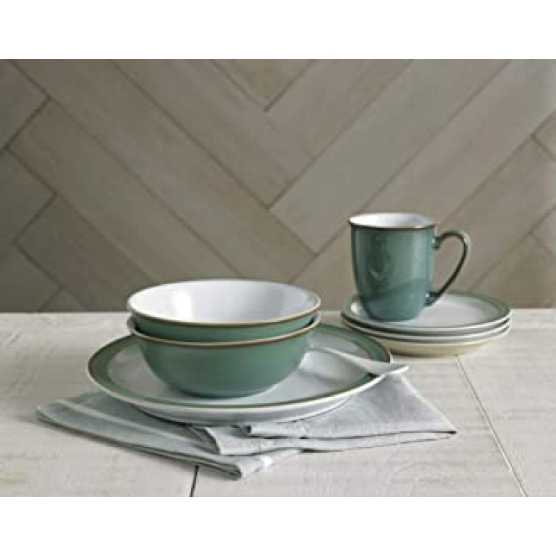 Denby 2048818 리젠시 그린 커피 비커/머그 세트 2피스