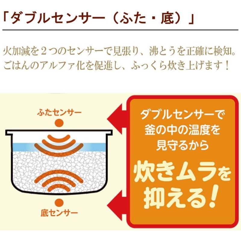 ZOJIRUSHI 조지루시 밥솥 5.5합 마이크로컴퓨터식 극히 밥 화이트 NL-DA10-WA