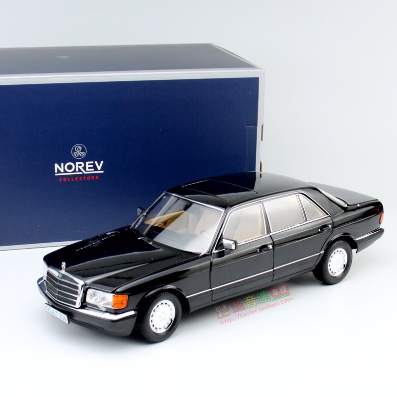 NOREV 1:18 메르세데스-벤츠S 560SEL W126 합금 자동차 모델