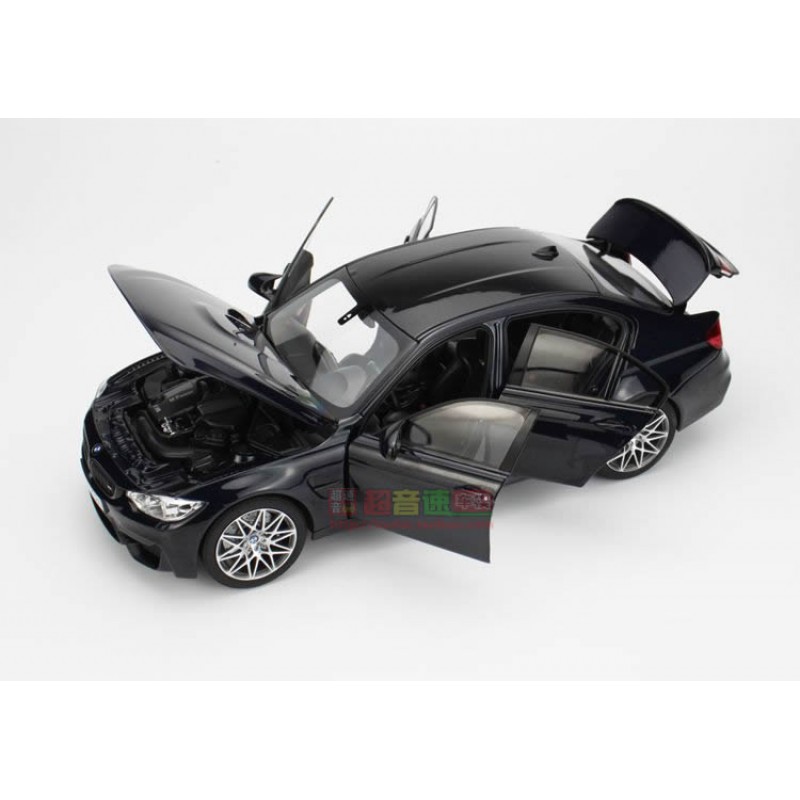 NOREV 1:18 BMW M3 F80 아부다비 합금 자동차 모델