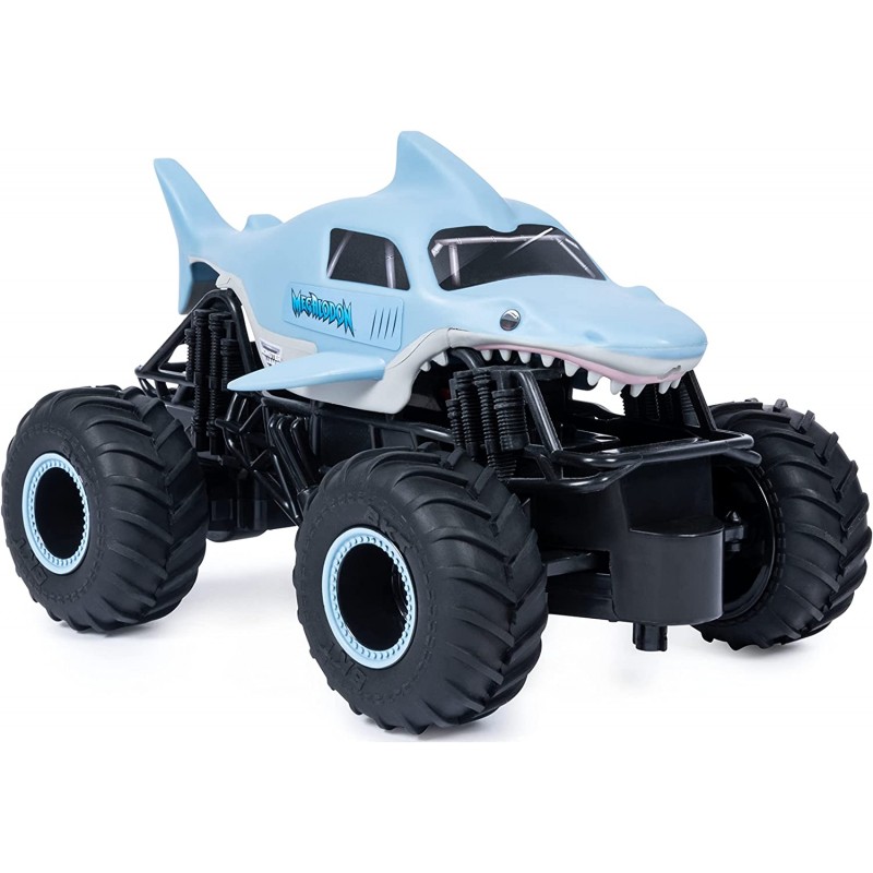 Monster Jam, 공식 메갈로돈 원격 제어 몬스터 트럭, 1:24 스케일, 2.4GHz, 4세 이상용