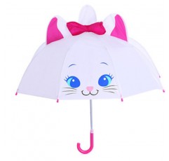 귀여운 아동용 하얀 고양이 우산