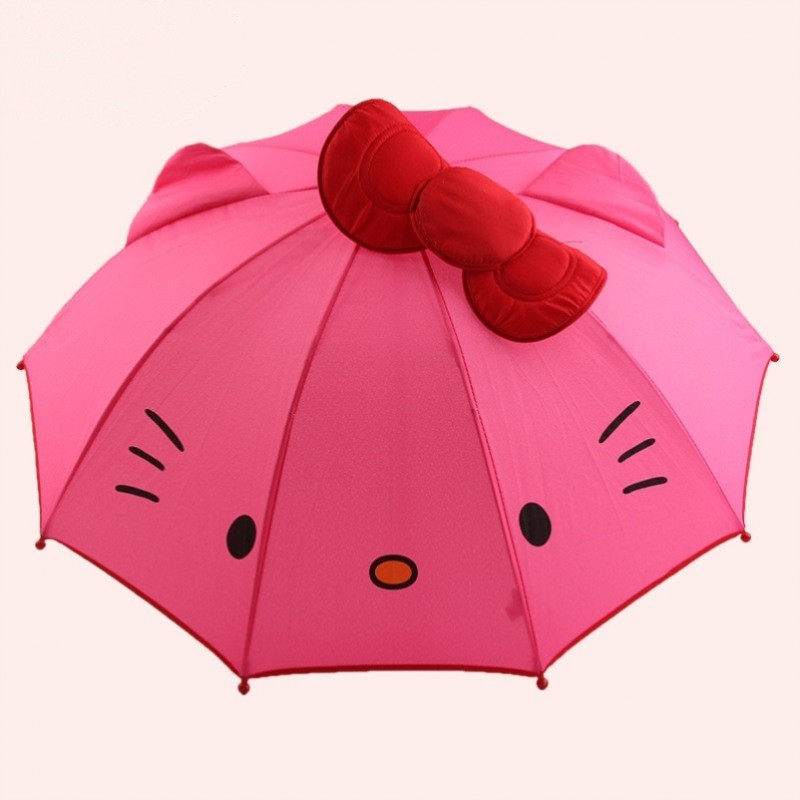 헬로키티 어린이 여아 우산 화이트