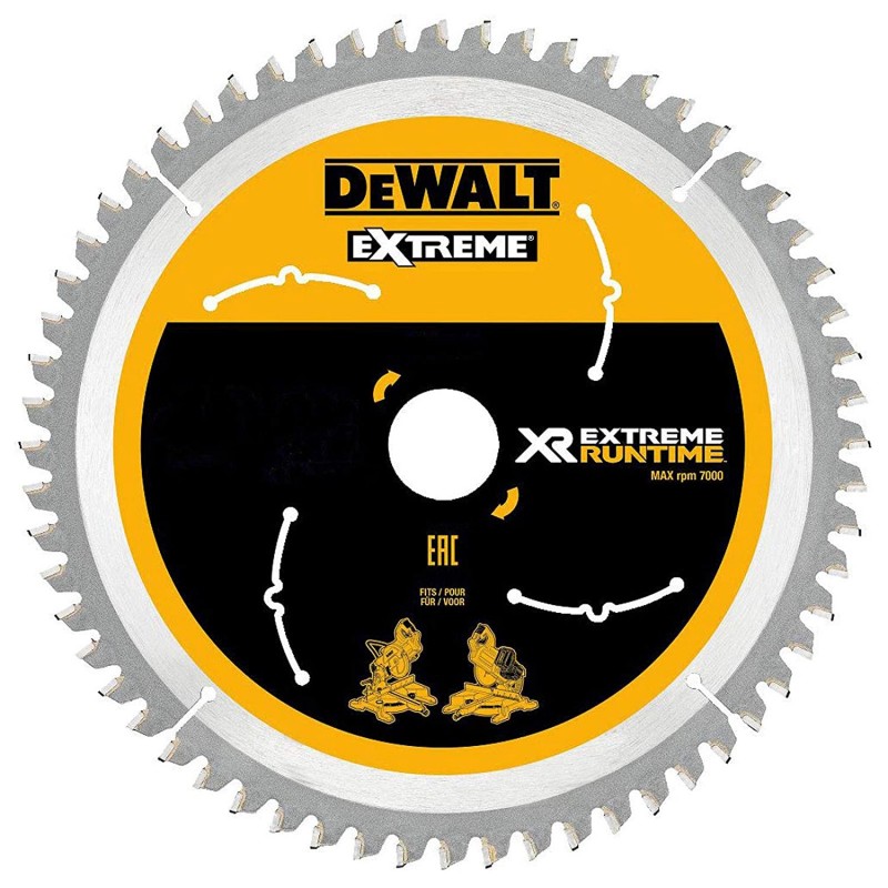 Dewalt DT99561-QZ DT99561-QZ-Hojas para Sierra 원형 휴대용 XR Extreme