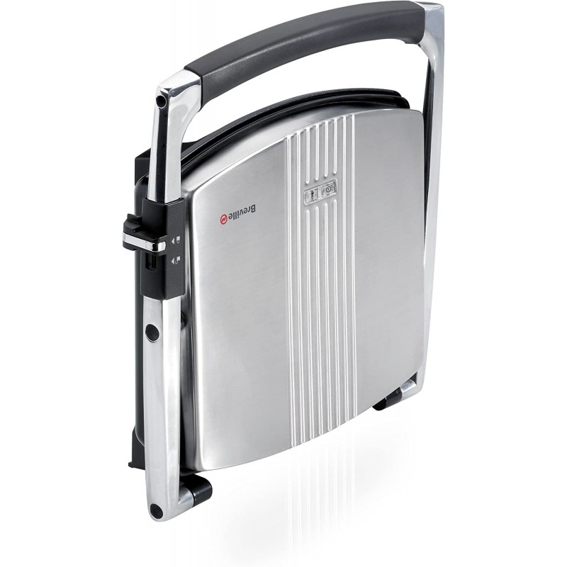 브레빌 Breville 파니니 샌드위치 메이커 2000W, 브러시드 스테인리스 스틸 VST026