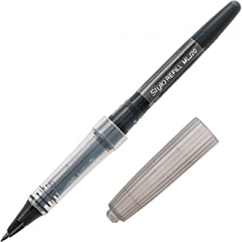 펜텔 Pentel Arts Tradio Stylo 스케치 펜 리필 블랙, 12개 박스