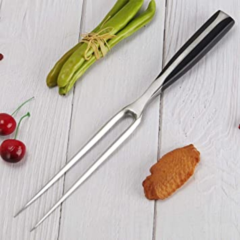 NEWZAF Chef Pro 스테인레스 스틸 조각 포크 고기 포크 파스타 포크 12 인치