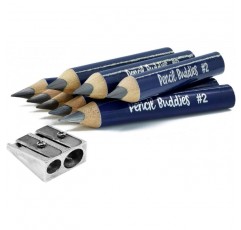 Pencil Buddies 2-6세 키즈 연필 삼각형 연필 두께 5mm*8개+연필깎이세트
